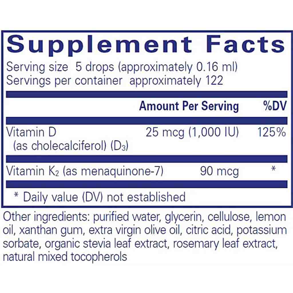 Pure Encapsulations EmulsiSorb K2/D3 liquid 20 ml (0.7 oz)