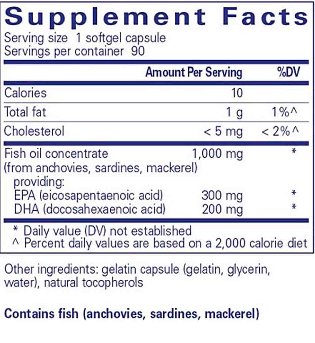 Pure Encapsulations EPA-DHA essentials 90sg