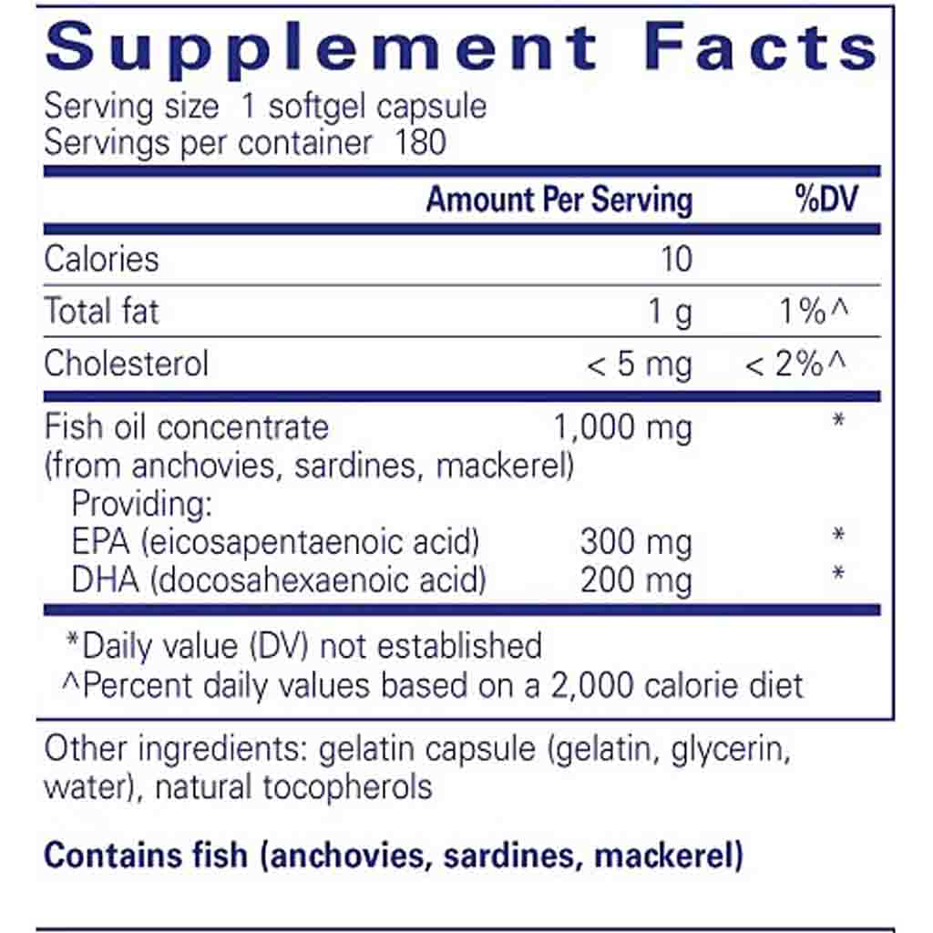 Pure Encapsulations EPA-DHA essentials 180sg