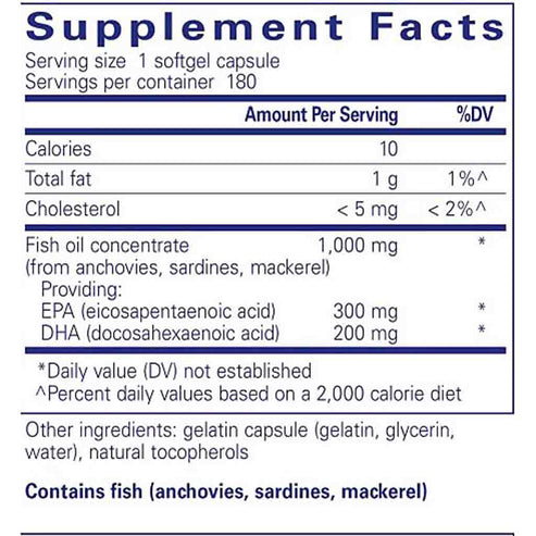 Pure Encapsulations EPA-DHA essentials 180sg