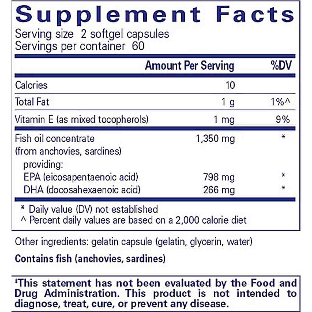 Pure Encapsulations EPA Ultimate 120sg