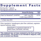 Pure Encapsulations Folate 1000mcg 90c