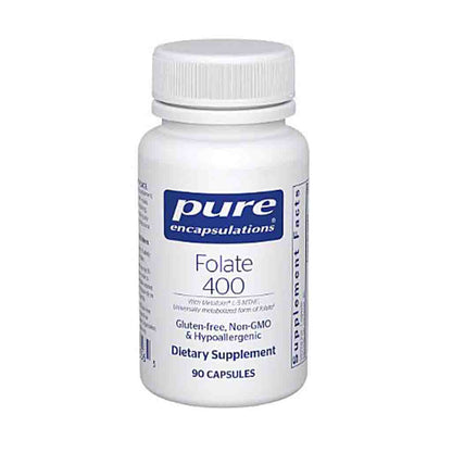 Pure Encapsulations Folate 400mcg 90c