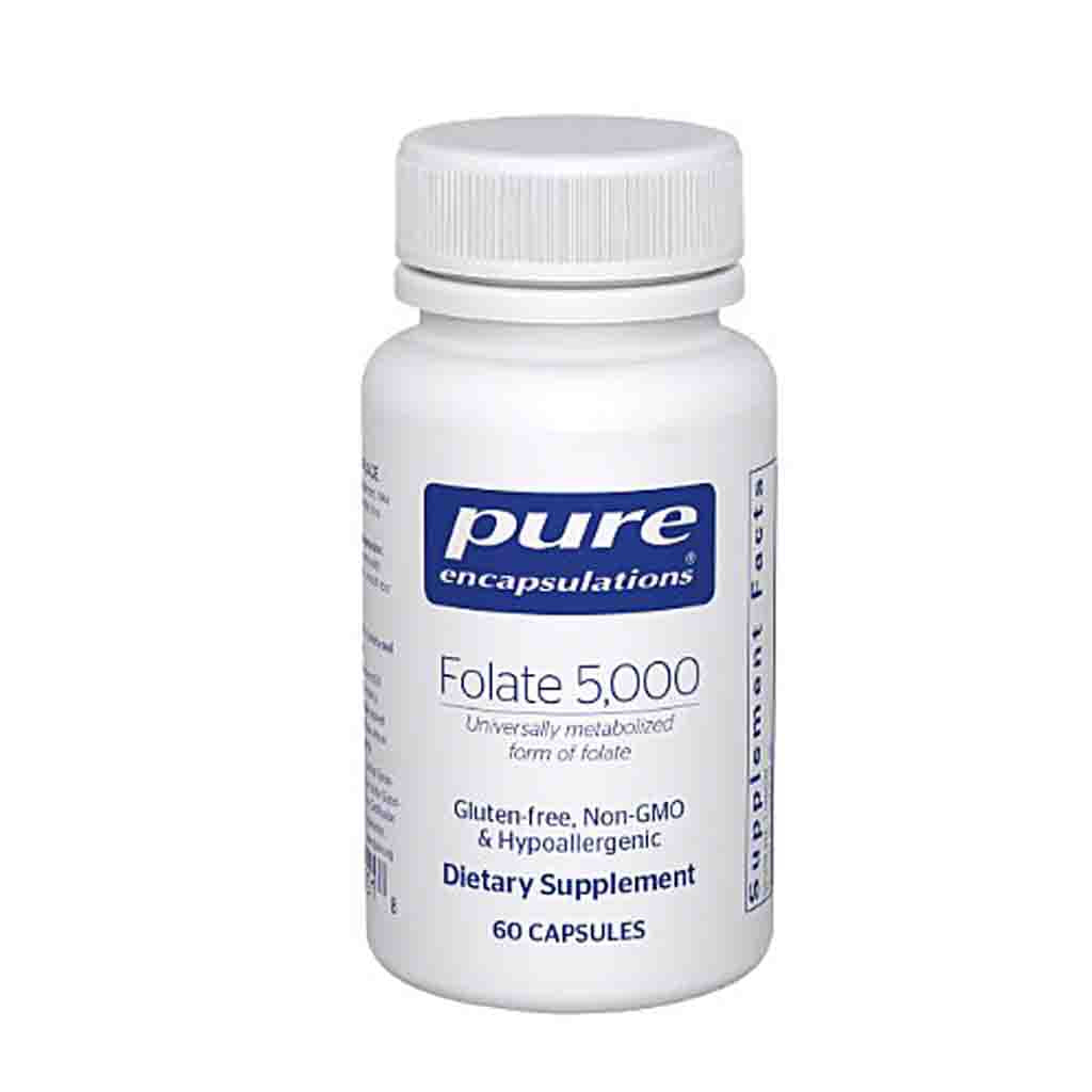 Pure Encapsulations Folate 5,000 60C