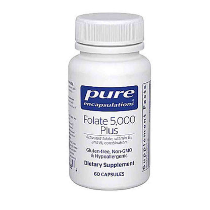 Pure Encapsulations Folate 5,000 Plus 60c