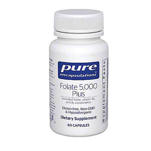 Pure Encapsulations Folate 5,000 Plus 60c
