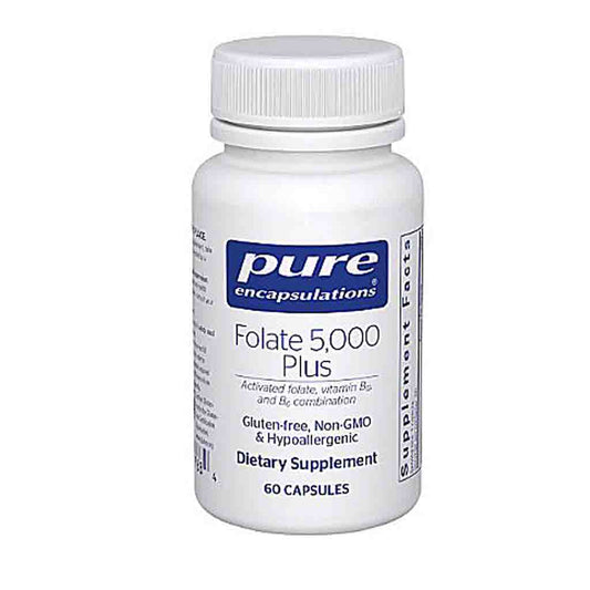 Pure Encapsulations Folate 5,000 Plus 60c