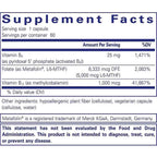 Pure Encapsulations Folate 5,000 Plus 60c