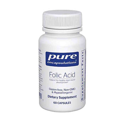 Pure Encapsulations Folic Acid 60c