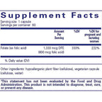 Pure Encapsulations Folic Acid 60c