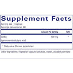 Pure Encapsulations GABA 60c