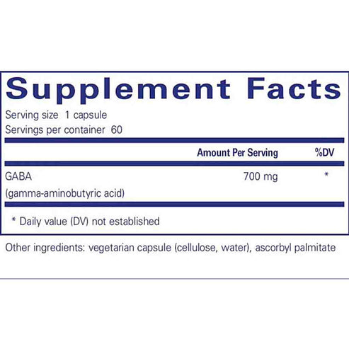 Pure Encapsulations GABA 60c