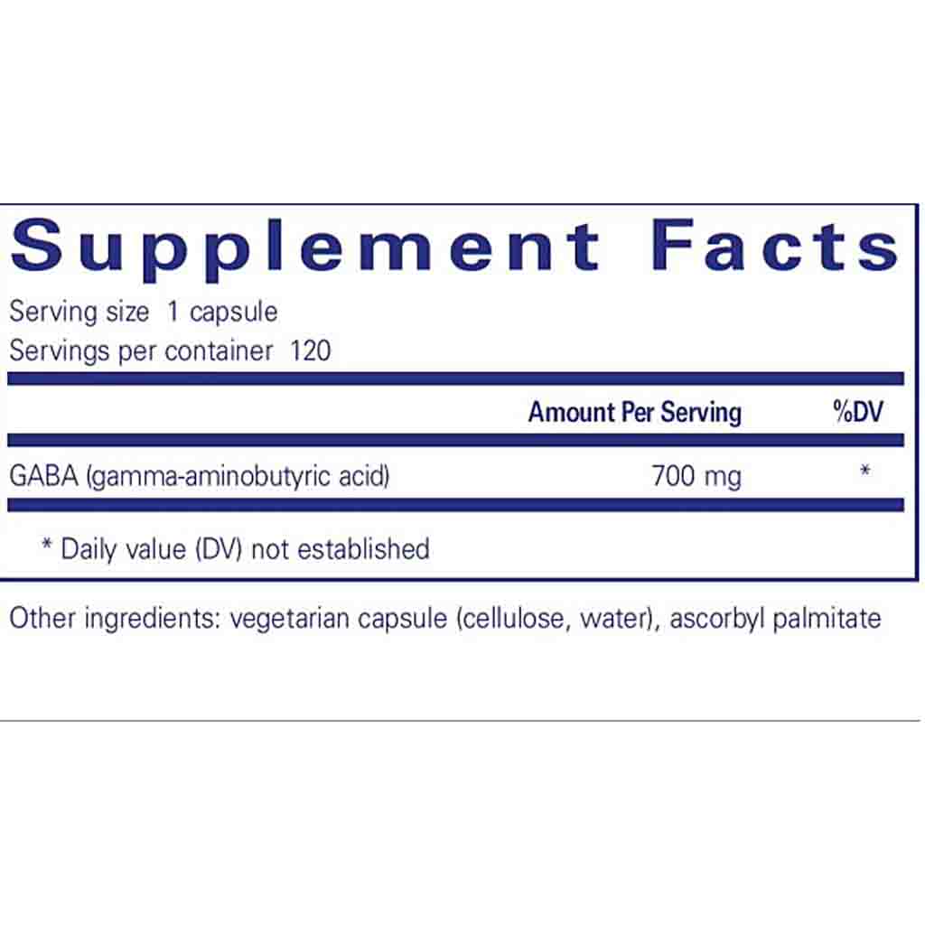 Pure Encapsulations GABA 120c