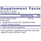 Pure Encapsulations Ginkgo 50 120c
