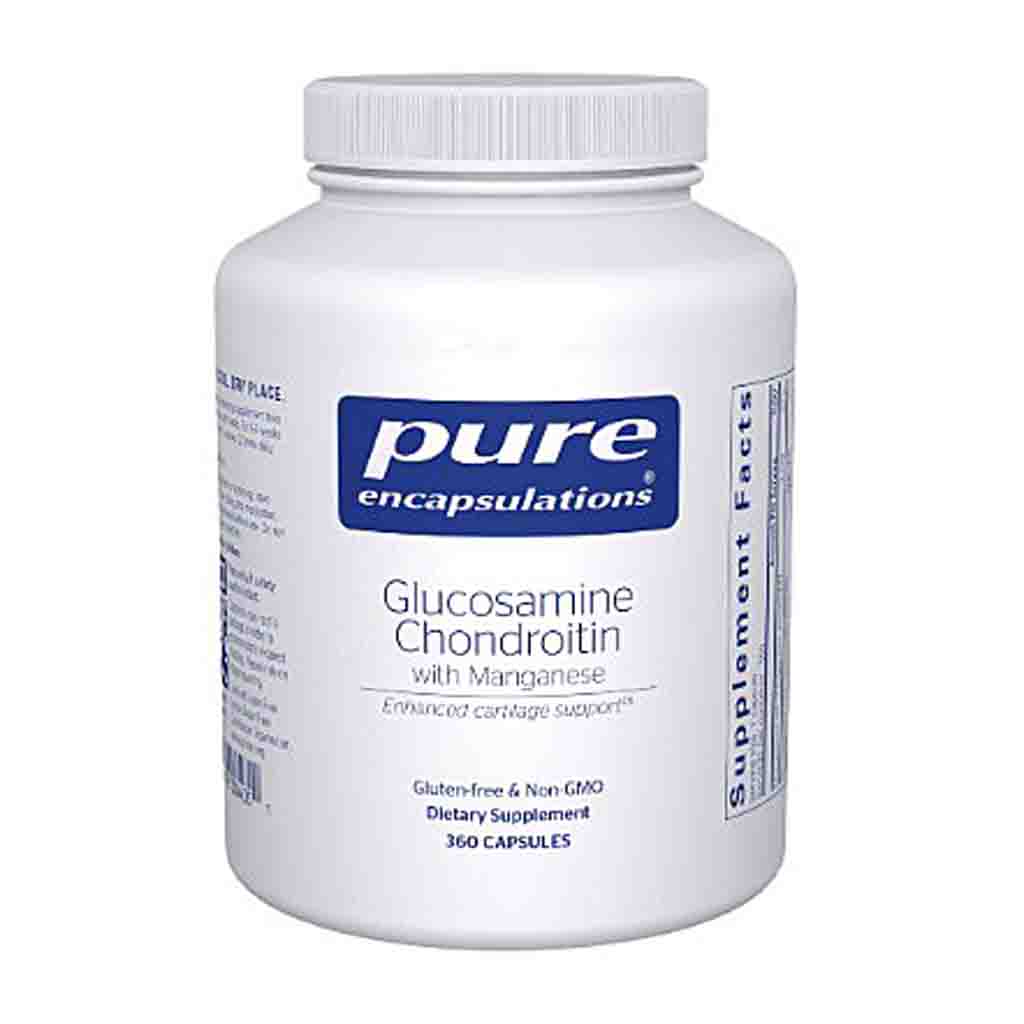 Pure Encapsulations Glucosamine Chondroitin with Manganese 360c