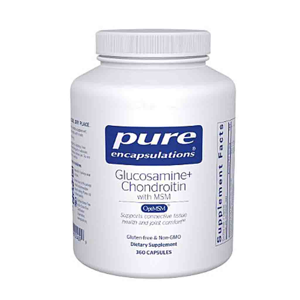 Pure Encapsulations Glucosamine Chondroitin with MSM 360c