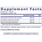 Pure Encapsulations Glucosamine Chondroitin with MSM 360c