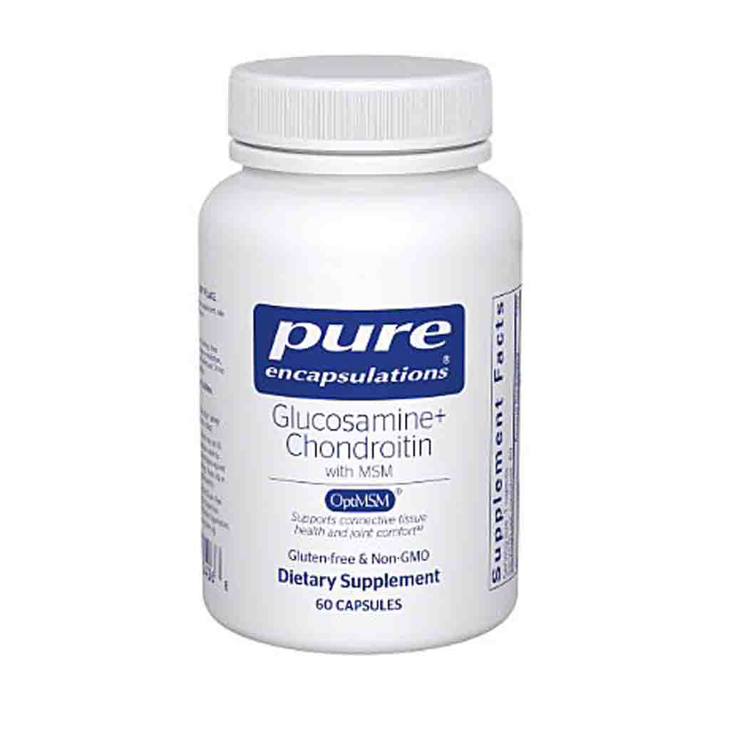 Pure Encapsulations Glucosamine Chondroitin with MSM 60c