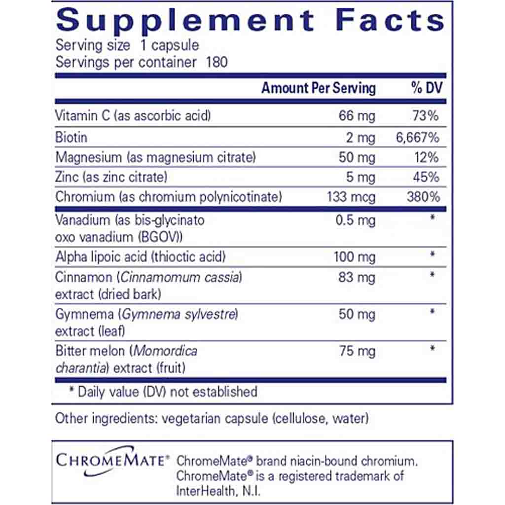 Pure Encapsulations GlucoFunction 180c