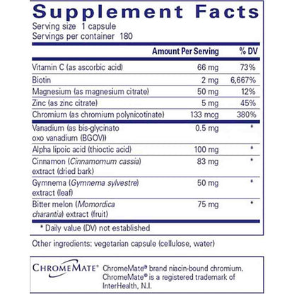 Pure Encapsulations GlucoFunction 180c