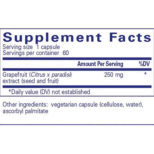 Pure Encapsulations Grapefruit Seed Extract 60c