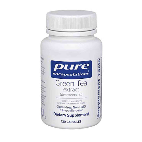 Pure Encapsulations Green Tea Extract 120c (decaffeinated)