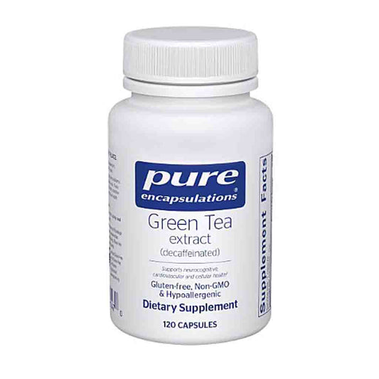 Pure Encapsulations Green Tea Extract 120c (decaffeinated)