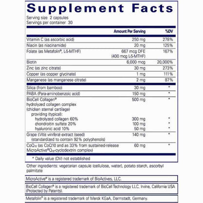 Pure Encapsulations Hair-Skin-Nails-Ultra 60c