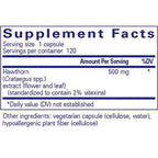 Pure Encapsulations Hawthorn Extract 120c