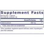 Pure Encapsulations Indole-3-Carbinol 400mg 60c