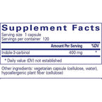 Pure Encapsulations Indole-3-Carbinol 400mg 120c