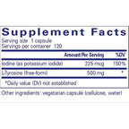 Pure Encapsulations Iodine and Tyrosine 120c