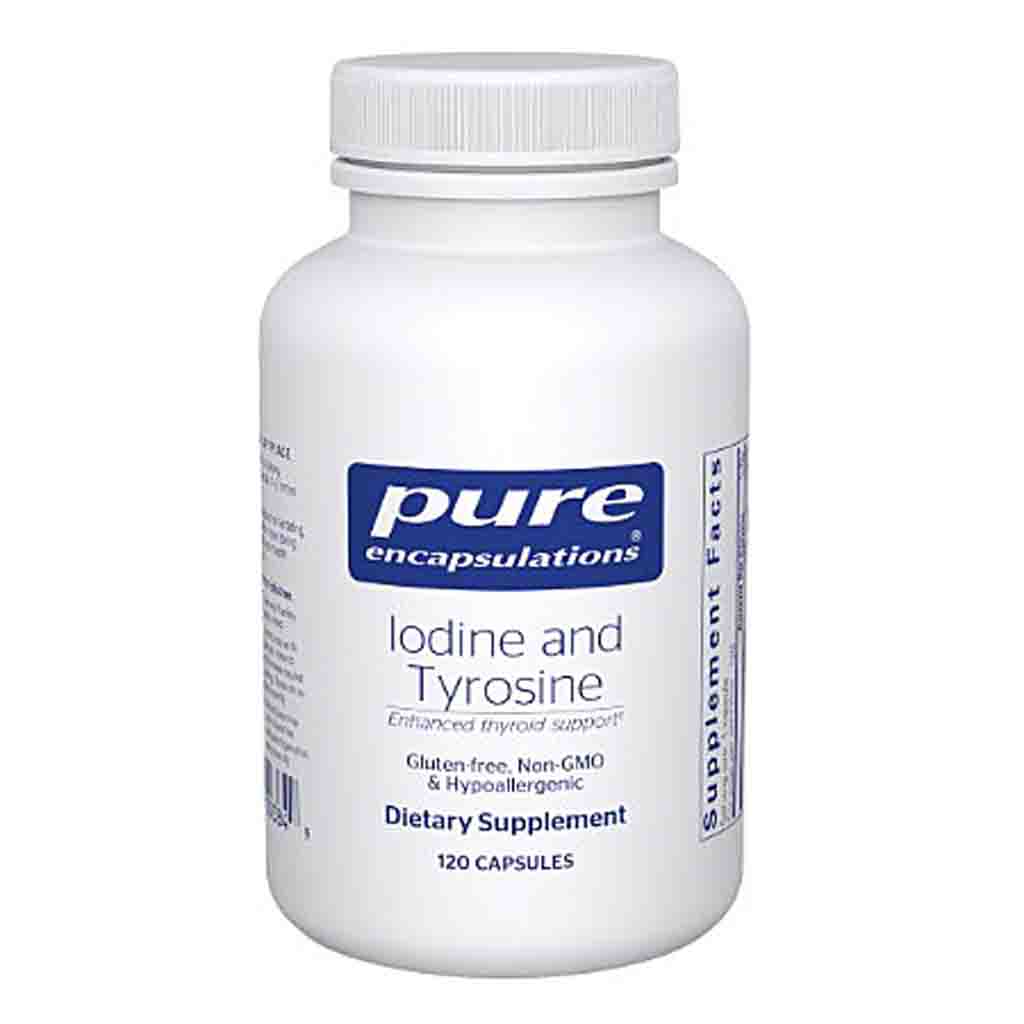 Pure Encapsulations Iodine and Tyrosine 120c