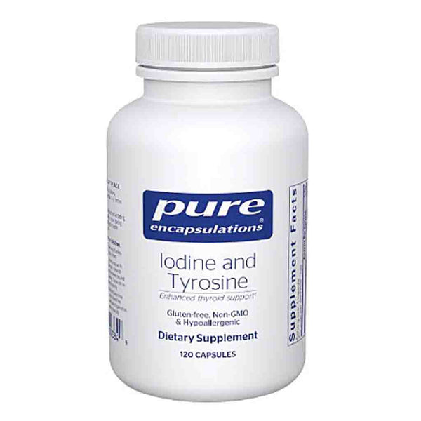 Pure Encapsulations Iodine and Tyrosine 120c