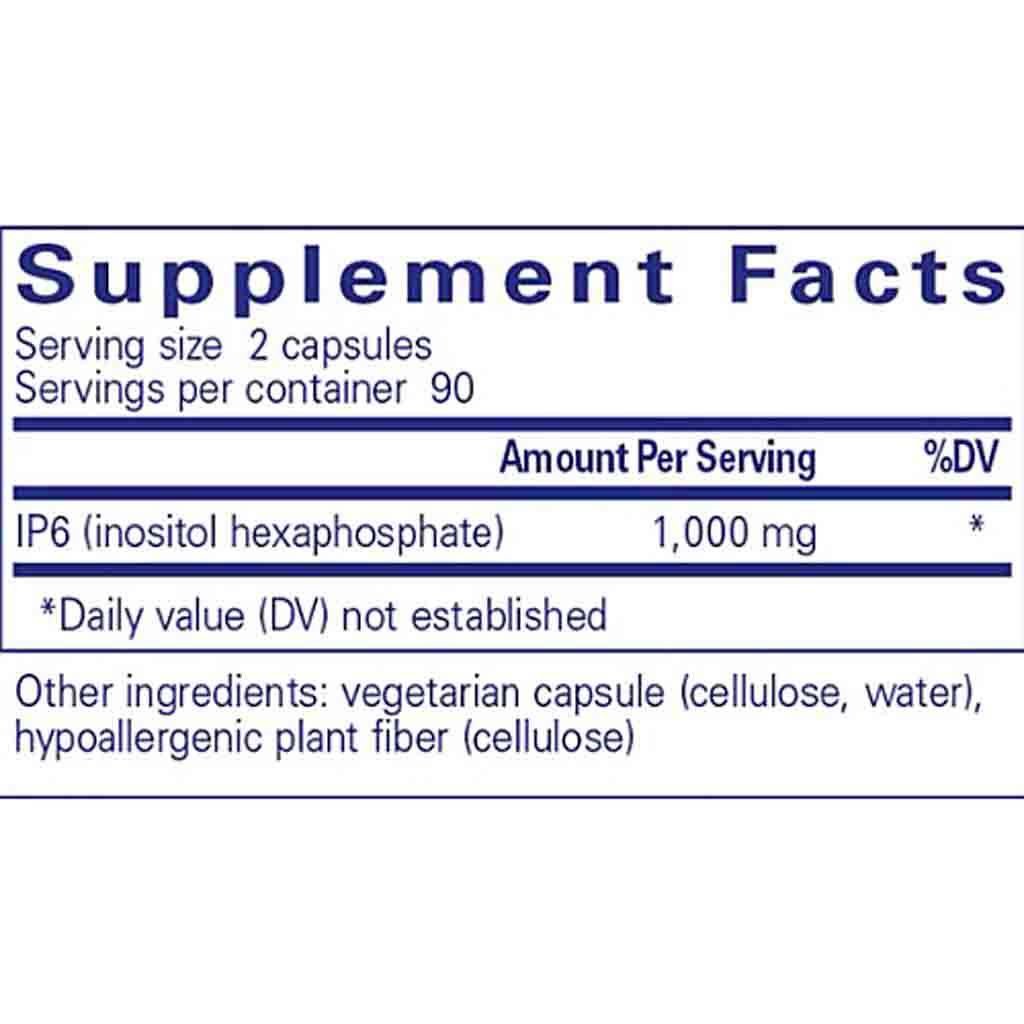 Pure Encapsulations IP6-inositol hexaphosphate 180c