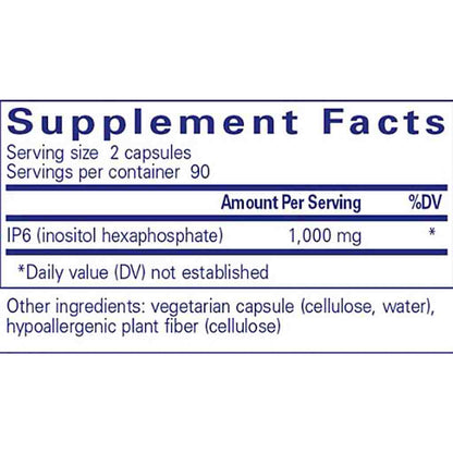 Pure Encapsulations IP6-inositol hexaphosphate 180c
