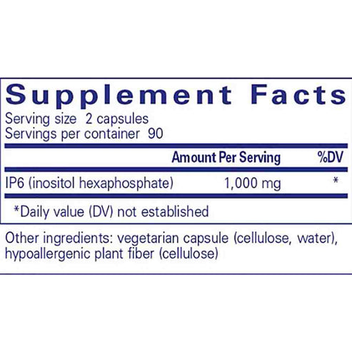 Pure Encapsulations IP6-inositol hexaphosphate 180c