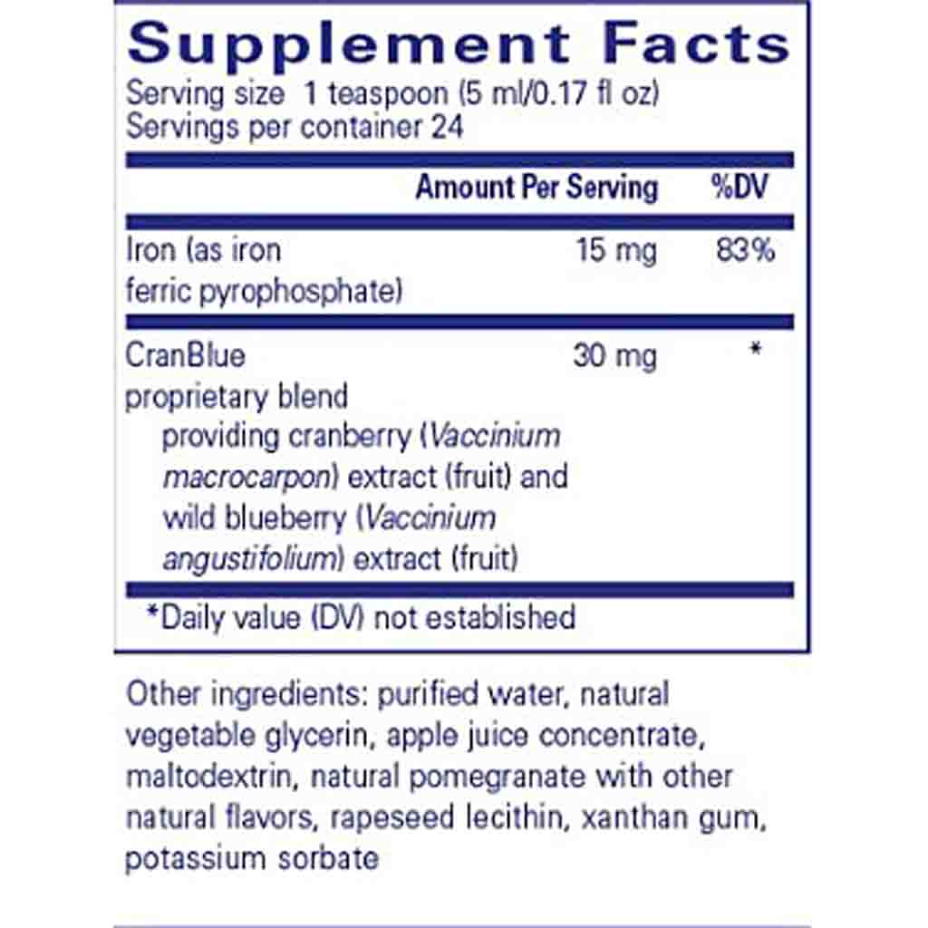 Pure Encapsulations Iron Liquid 120 ml