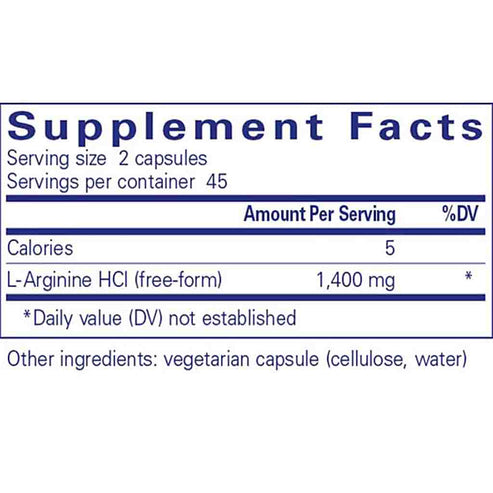 Pure Encapsulations L-Arginine 90c