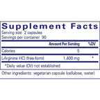 Pure Encapsulations L-Arginine 180c