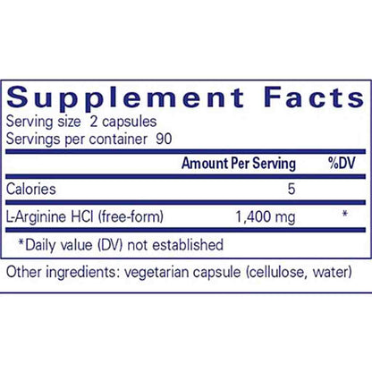 Pure Encapsulations L-Arginine 180c