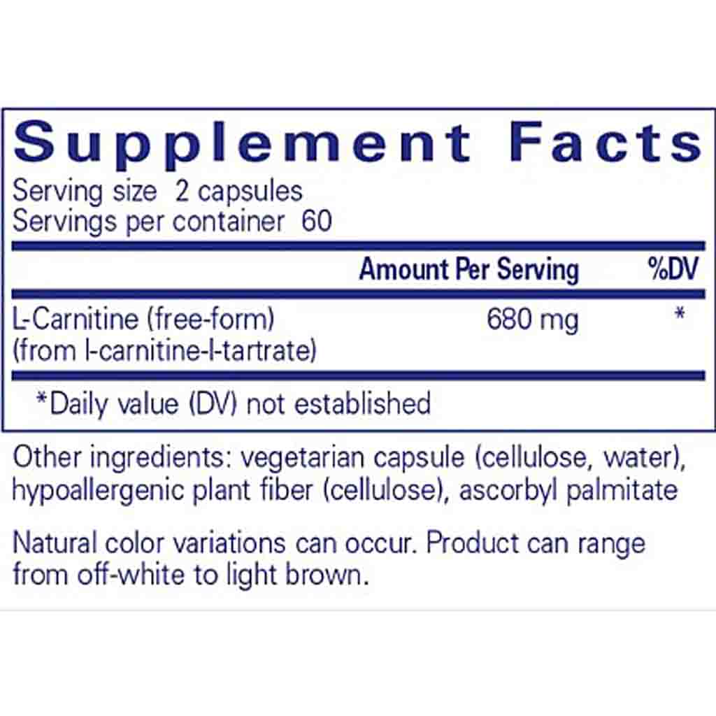 Pure Encapsulations L-Carnitine 120c