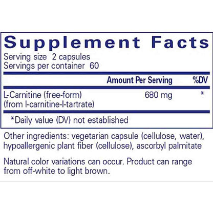 Pure Encapsulations L-Carnitine 120c
