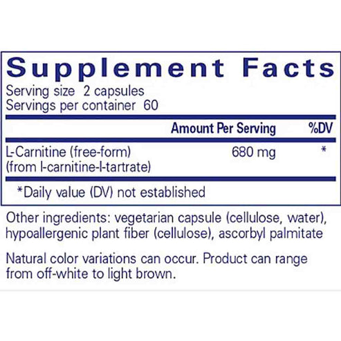 Pure Encapsulations L-Carnitine 120c