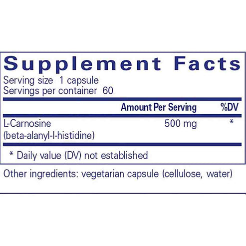 Pure Encapsulations L-Carnosine 60c