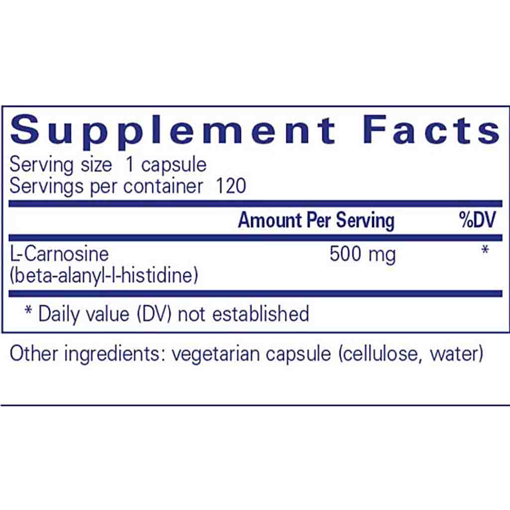 Pure Encapsulations L-Carnosine 120c