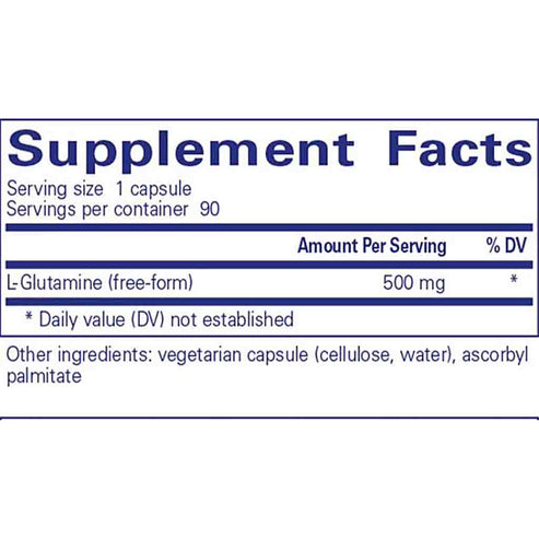 Pure Encapsulations l-Glutamine 500 mg 90C