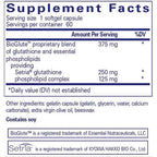 Pure Encapsulations Liposomal Glutathione 60c