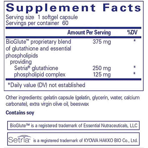 Pure Encapsulations Liposomal Glutathione 60c