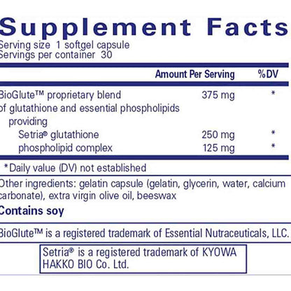 Pure Encapsulations Liposomal Glutathione 30c